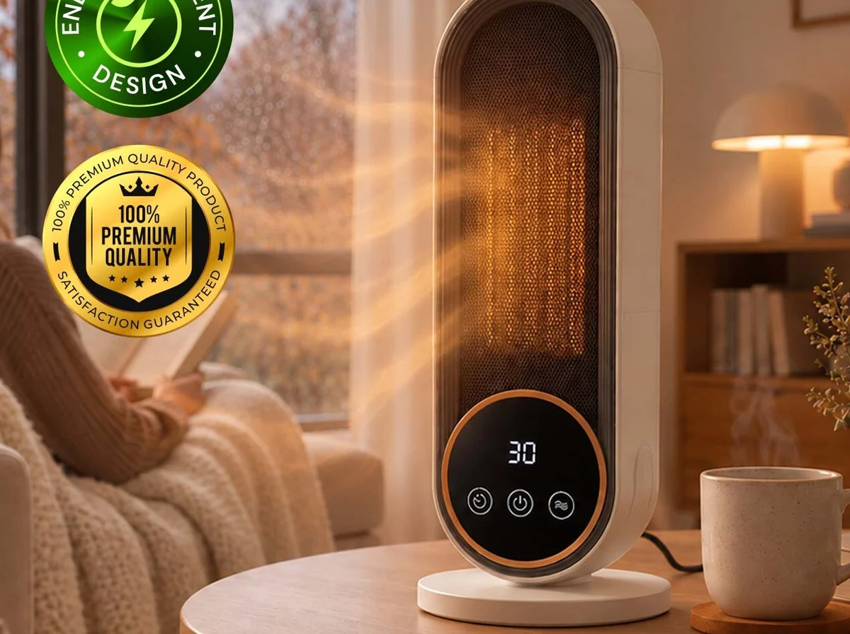 Heatomi™ Compact HeatCore™ PTC Ceramic Room Heater (2026 US Edition)