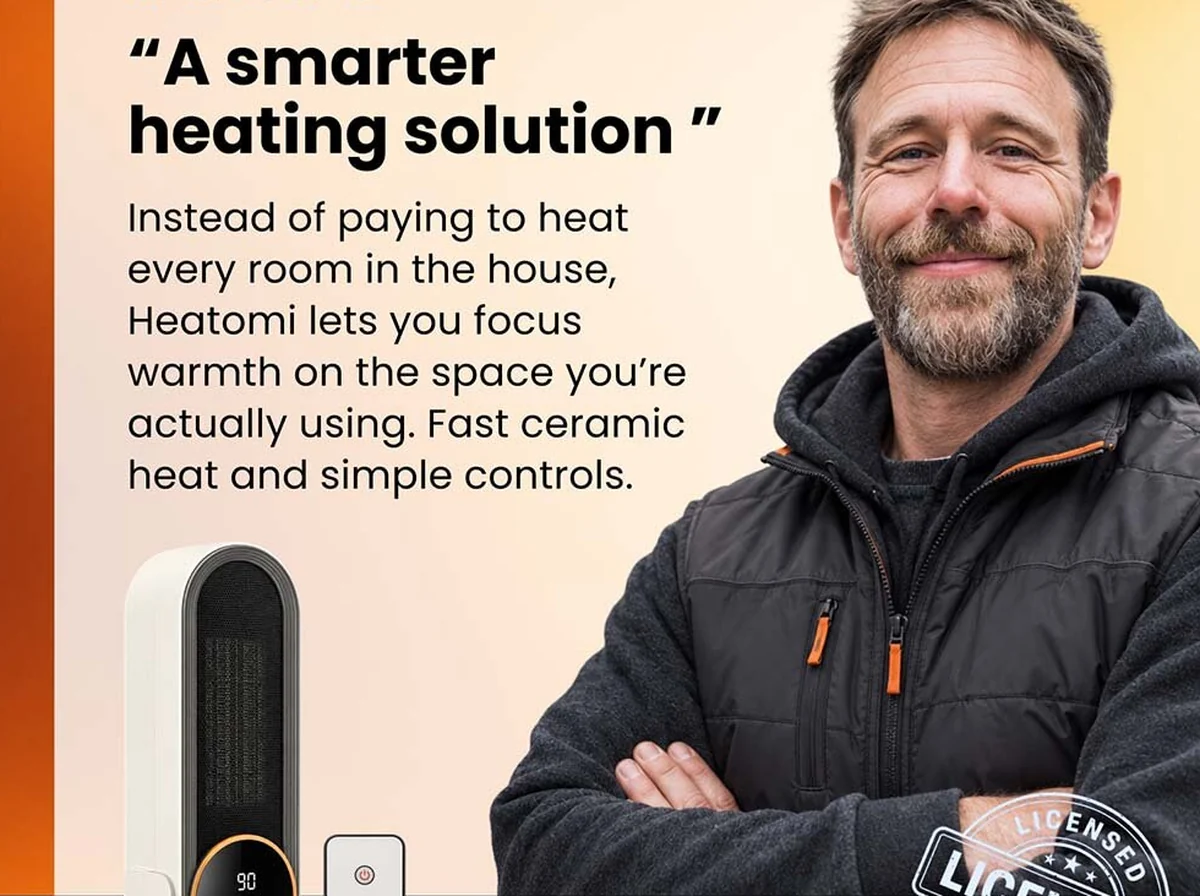 Heatomi™ Compact HeatCore™ PTC Ceramic Room Heater (2026 US Edition) Package Contents